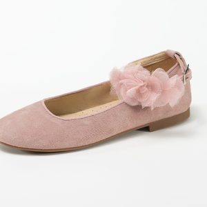 ZAPATO NIÑA ANTE NUDE PULSERA TOBILLO ANDANINES 221557