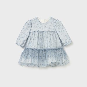 -.Vestido tul recién nacida Mayoral 2817