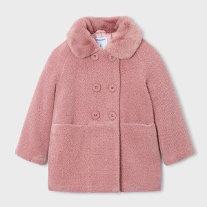 –. Abrigo pelo niña Mayoral 4438