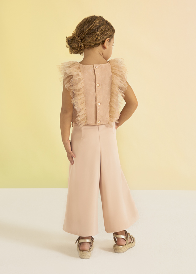 ABEL&LULA CULOTTE CREPE VIVO CONTRASTE NIÑA 5243 - Imagen 3