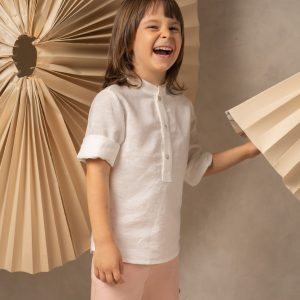 .BASMARTI AGATHA PANTALON NIÑO LINO 23617