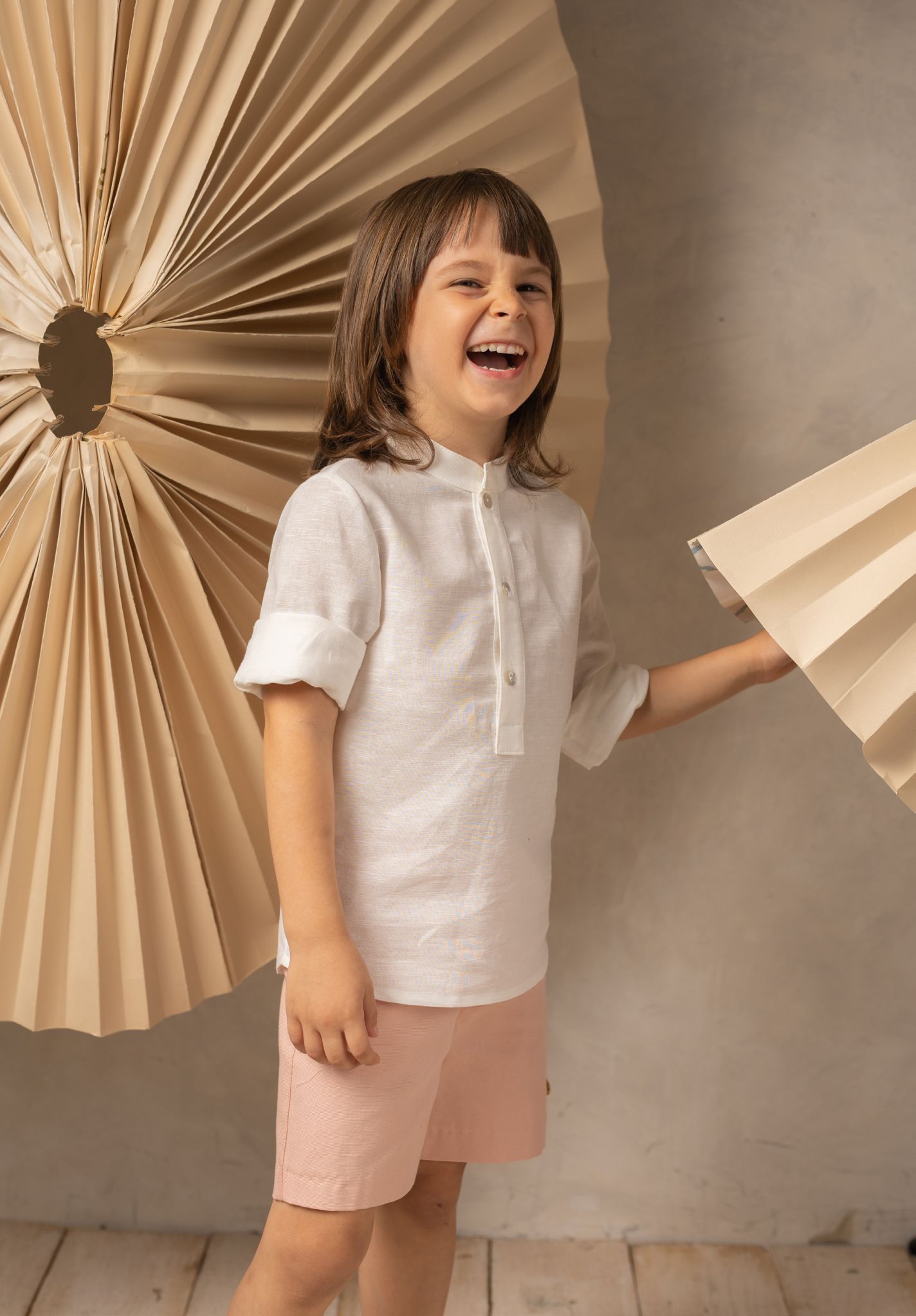 .BASMARTI AGATHA PANTALON NIÑO LINO 23617