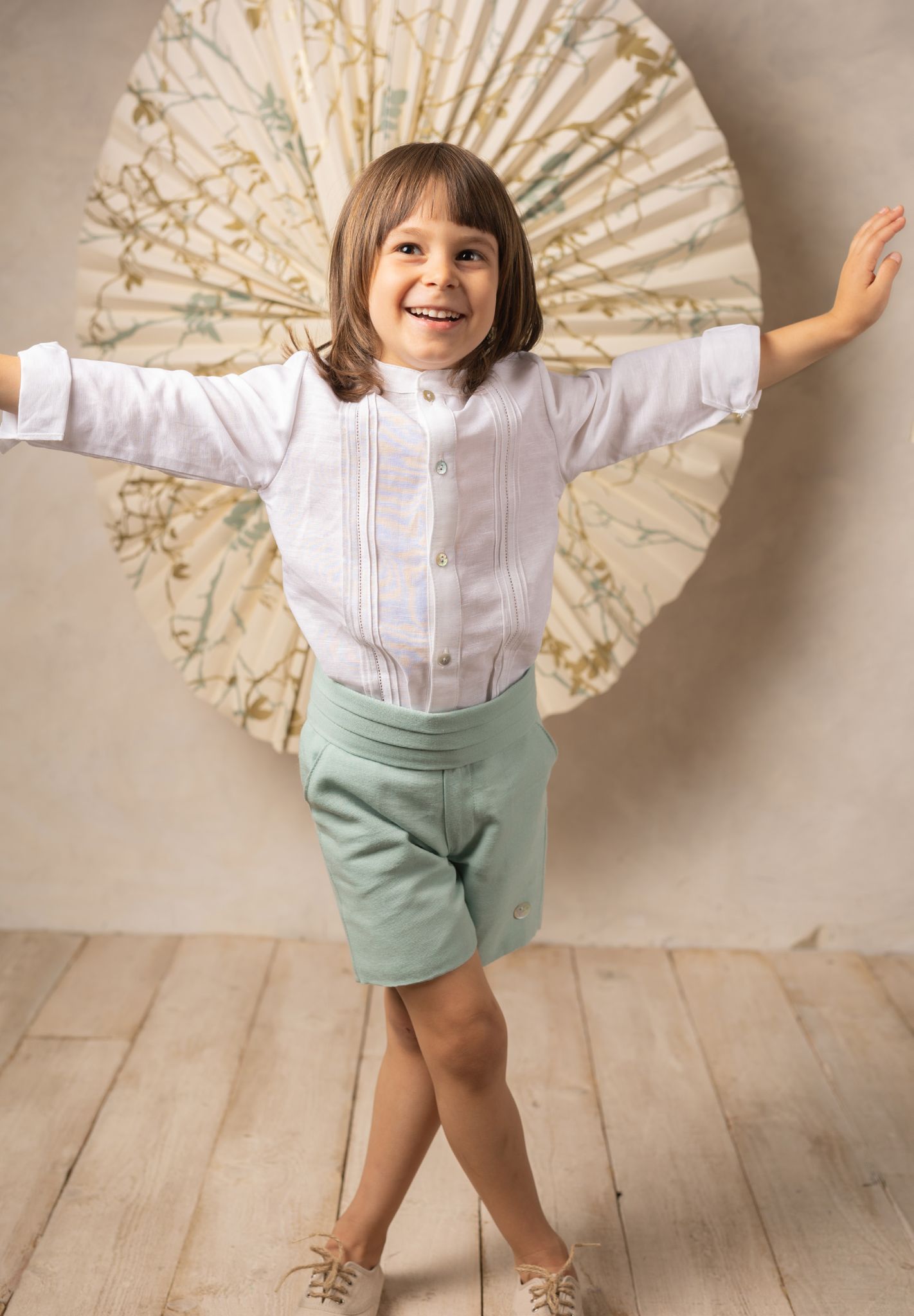 .BASMARTI ESMERALDA CONJUNTO NIÑO LINO 23634