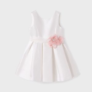 …VESTIDO CEREMONIA BEBÉ MIKADO ABEL & LULA