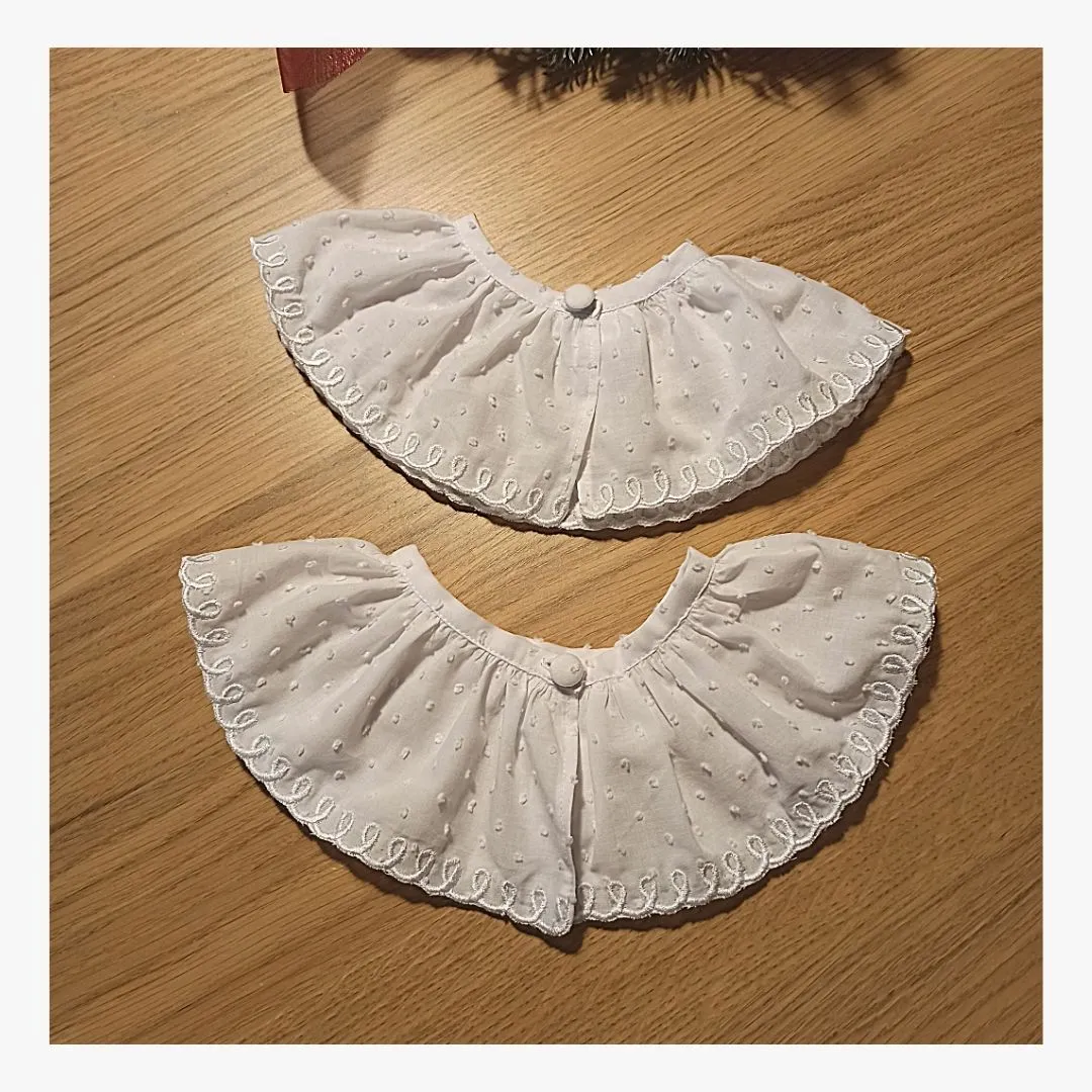 Cuello volante “quita y pon” Bordado - Imagen 2