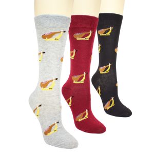 3342M Pack 3 Calcetines fantasía jamón