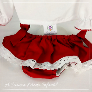 Cubrepañal con volante “Tamy”