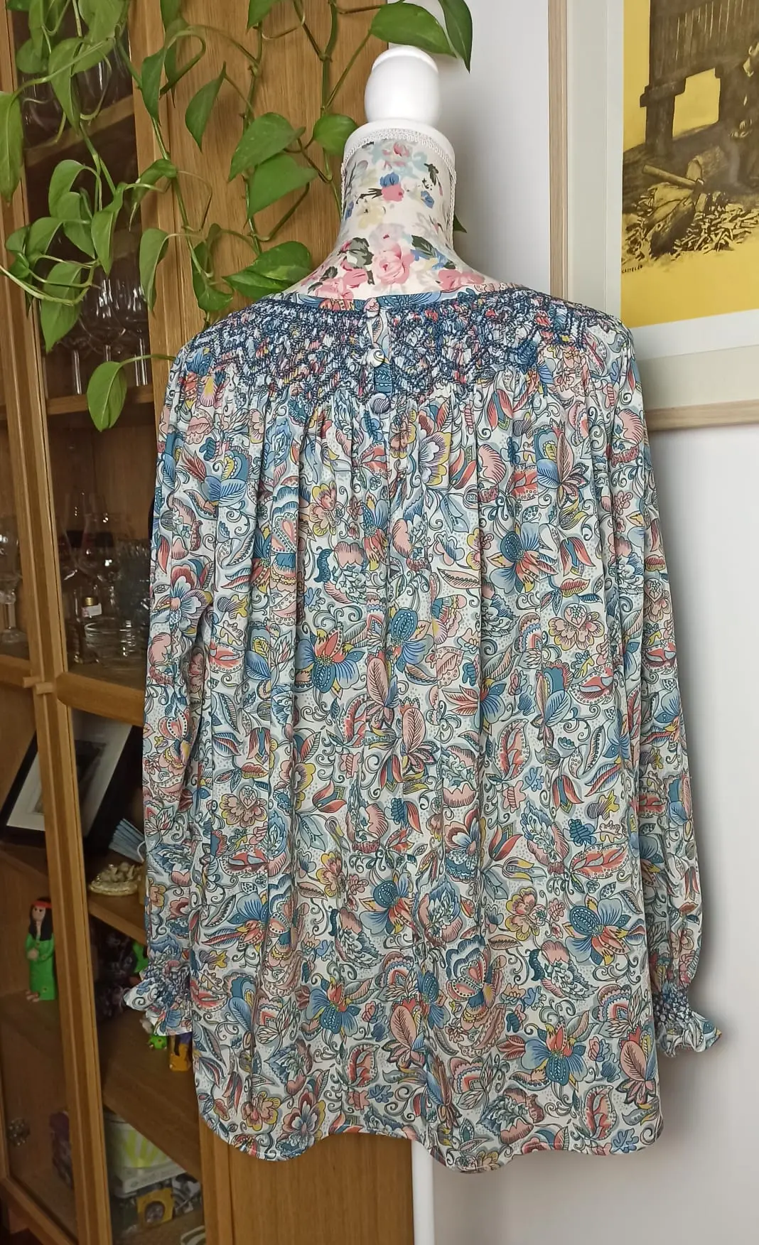 Blusa de Mujer “Blooms” punto smock ~Pre Order~ - Imagen 3