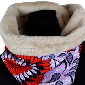 Buff estampado tela wax rose