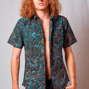 Camisa africana estampada Chigan
