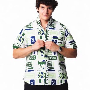 Camisa africana estampada tribal moderno