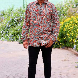 Camisa manga larga estampada Chiganvy