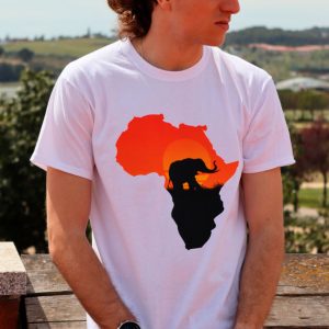 Camiseta unisex estampada África