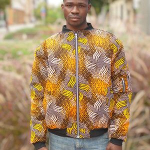 Chaqueta Bomber Africana Aṣé Wave