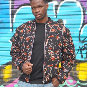 Chaqueta Bomber Africana Aṣọ Ìtàn
