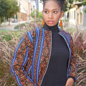 Chaqueta Bomber Africana Dunmí