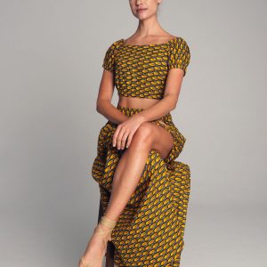 Conjunto Wax Cauris Amarillo