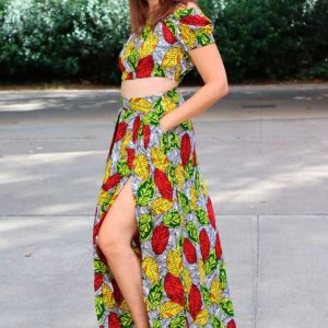 Conjunto maxi estampado Ewe