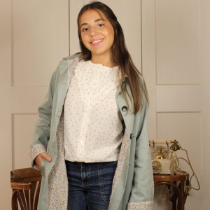 Gabardina Susana menta