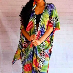 Kimono tela satinada Afomun