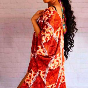 Kimono tela satinada Ayewa