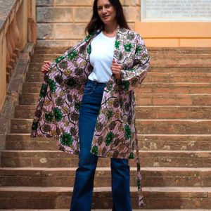 Kimono tela wax olayemi