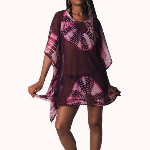 Palazo africano shibori lila