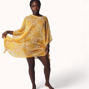 Palazo batik amarillo en gasa