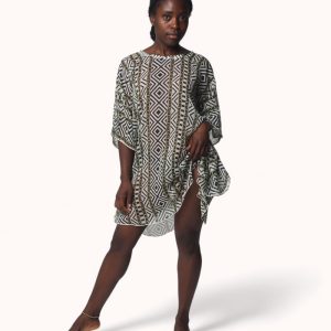 Palazo estampado grecas verde