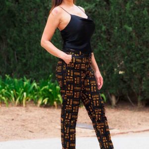 Pantalón africano estampado wax bogolan