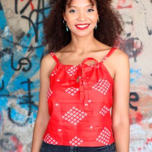 Top estampado Bamidele