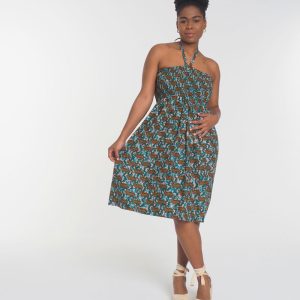 Vestido Fruncido de Verano