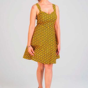 Traje africano estampado Cauris para mujer