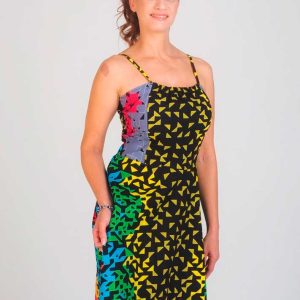 Vestido africano estampado Ifè