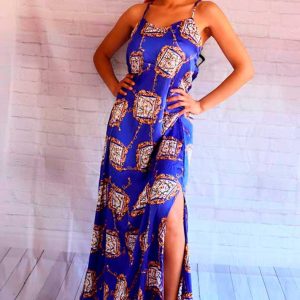 Vestido tela satinada Bukola