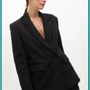 Americana Negra con Strass LOLA CASADEMUNT Ref. MF2502014