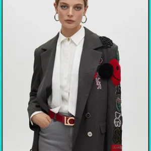 Americana Oversize Detalle Parches LOLA CASADEMUNT Ref. LF2502015