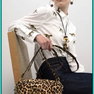 Bandolera Básica Leopardo LOLA CASADEMUNT Ref. LS2604029