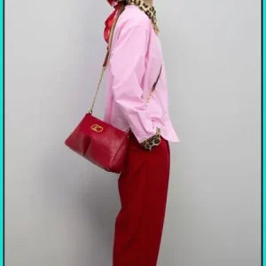 Bandolera Pequeña Color Rojo LOLA CASADEMUNT Ref. LS2604024