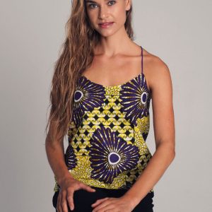 Blusa tela wax africana