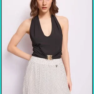 Body Negro de Punto con Hebilla DENNY ROSE