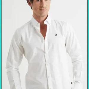 Camisa Slim Fit Oxford WILLIOT Blanca