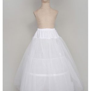 CAN CAN  PARA VESTIDO DE COMUNION 2 VOLANTES