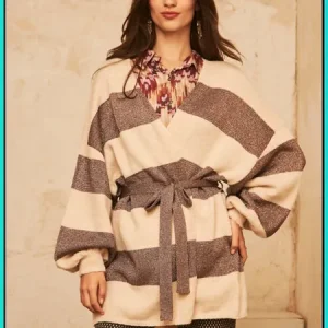 Cárdigan Cruzado Mangas Globo Thalia NKN