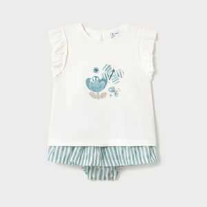 Conjunto falda y camiseta mariposa bebé Mayoral Ref. 25-01984-060