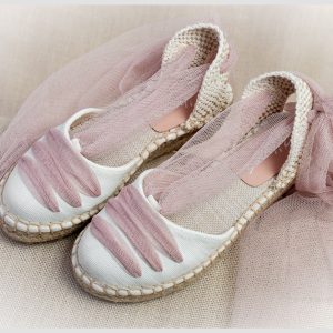 ESPARTEÑA NIÑA CEREMONIA CON TUL ROSA