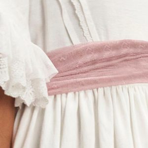 ..LAZO ROSA CORAZONES TUL DE COMUNION AMAYA 2026