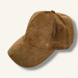 Gorra de antelina MARRON