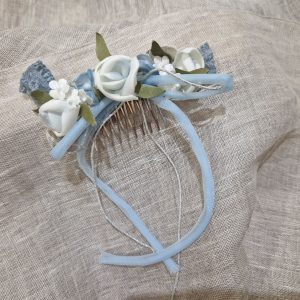 ZOYSAN TOCADO CEREMONIA COMUNIÓN FLORES 12766