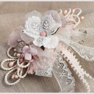 ZOYSAN TOCADO CEREMONIA CRUDO-ROSA 12737